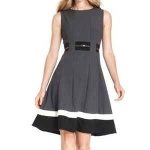 Calvin Klein dress. Used once. Perfect condition. Includes belt.